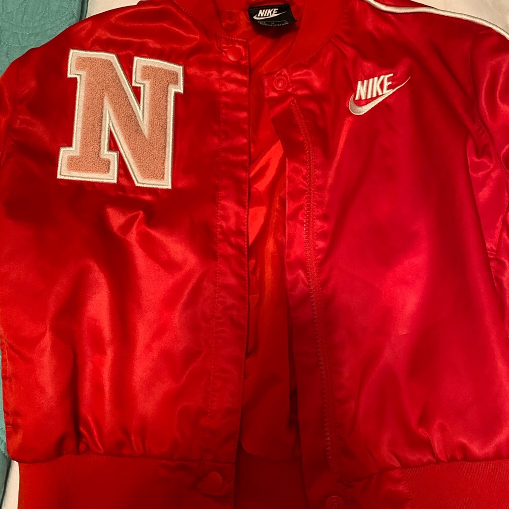 Girls Medium Nike red jacket